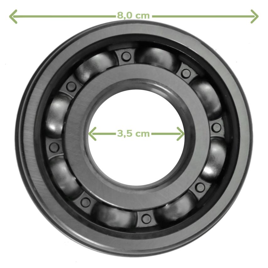 Rolamento Esferas Câmbio Trator New Holland 28995880 CNH - Agrotrator