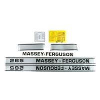 Jogo Decalque 265 Cabine Trator Massey 3175568 Tratormotos