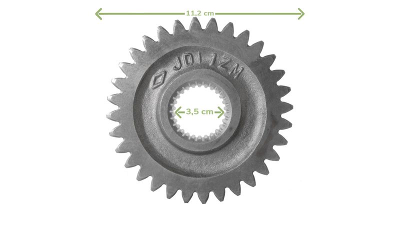 Engrenagem Eixo Dianteiro Trator Massey 3603216 ZF - Agrotrator