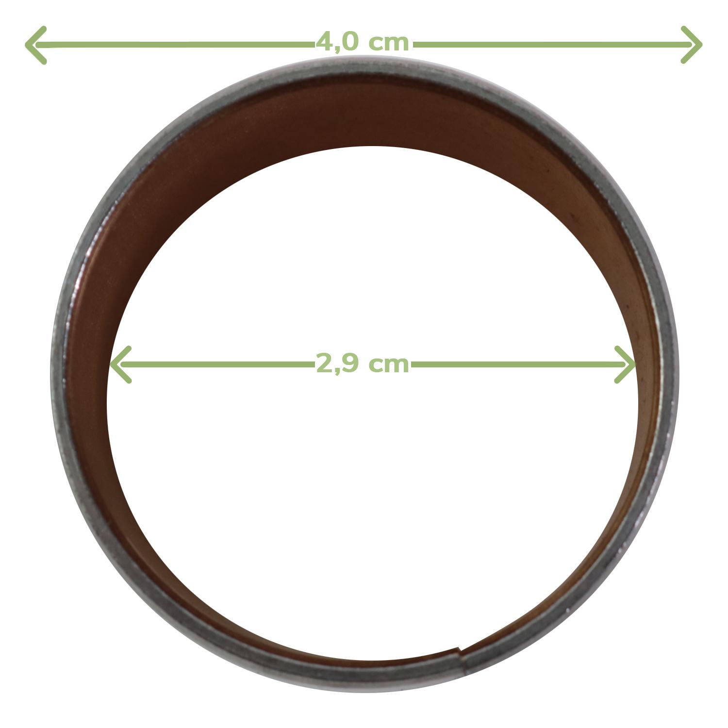 Bucha Cobre Aço Motor Trator New Holland 87295266 CNH - Agrotrator