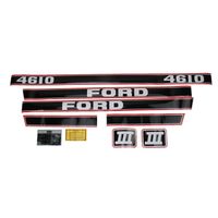 Jogo Decalque 4610 Preto Trator NH E4NN4610 Tratormotos