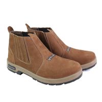 Botina Rato Original Valtra Couro Marrom