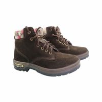 Coturno Fem Original New Holland AG Couro Chocolate