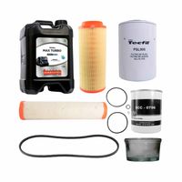 Kit 1 Óleo Motor 15W40 Filtros e Correia MF275 Advanced