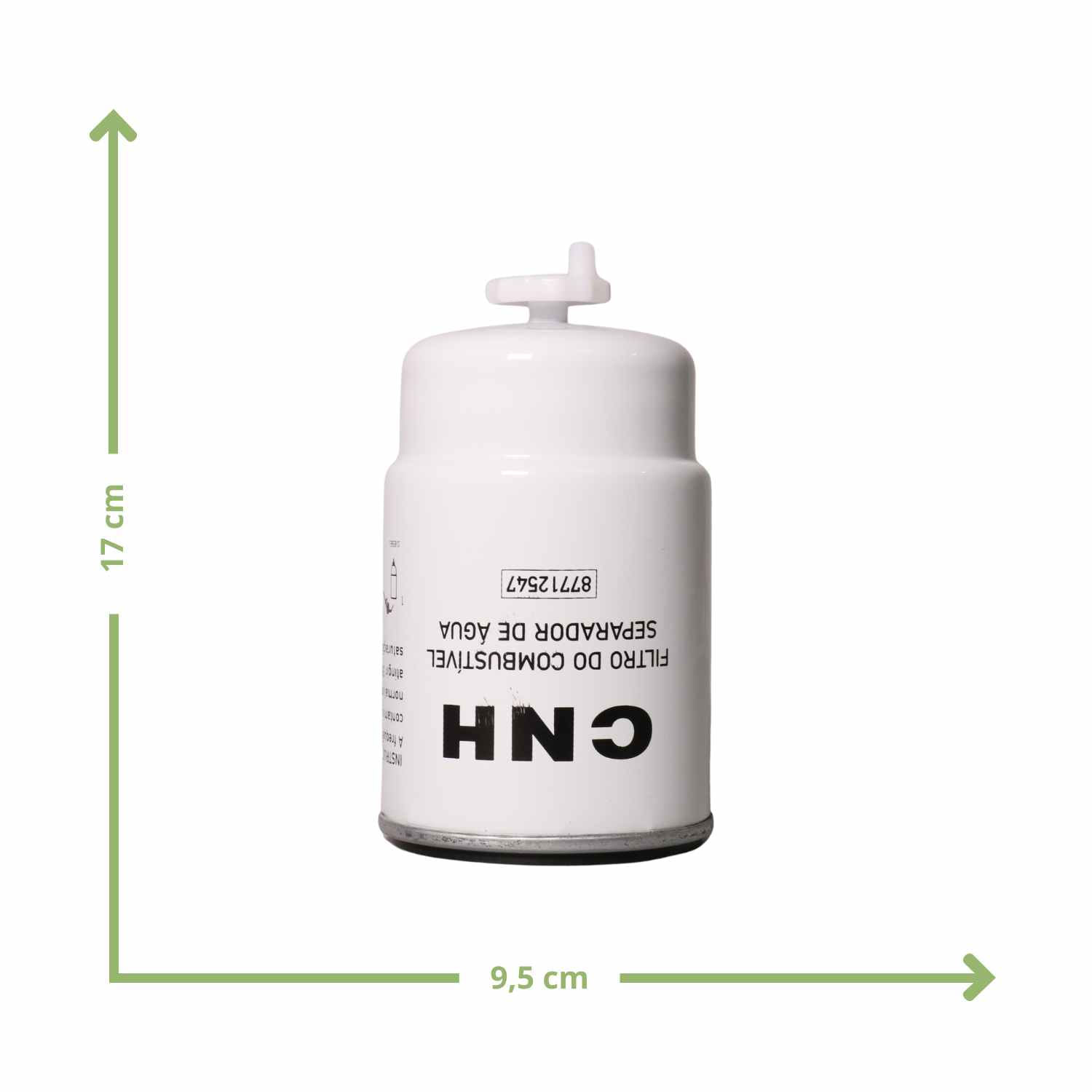 Filtro Sedimentador Combustível Trator NH 87712547 CNH - Agrotrator