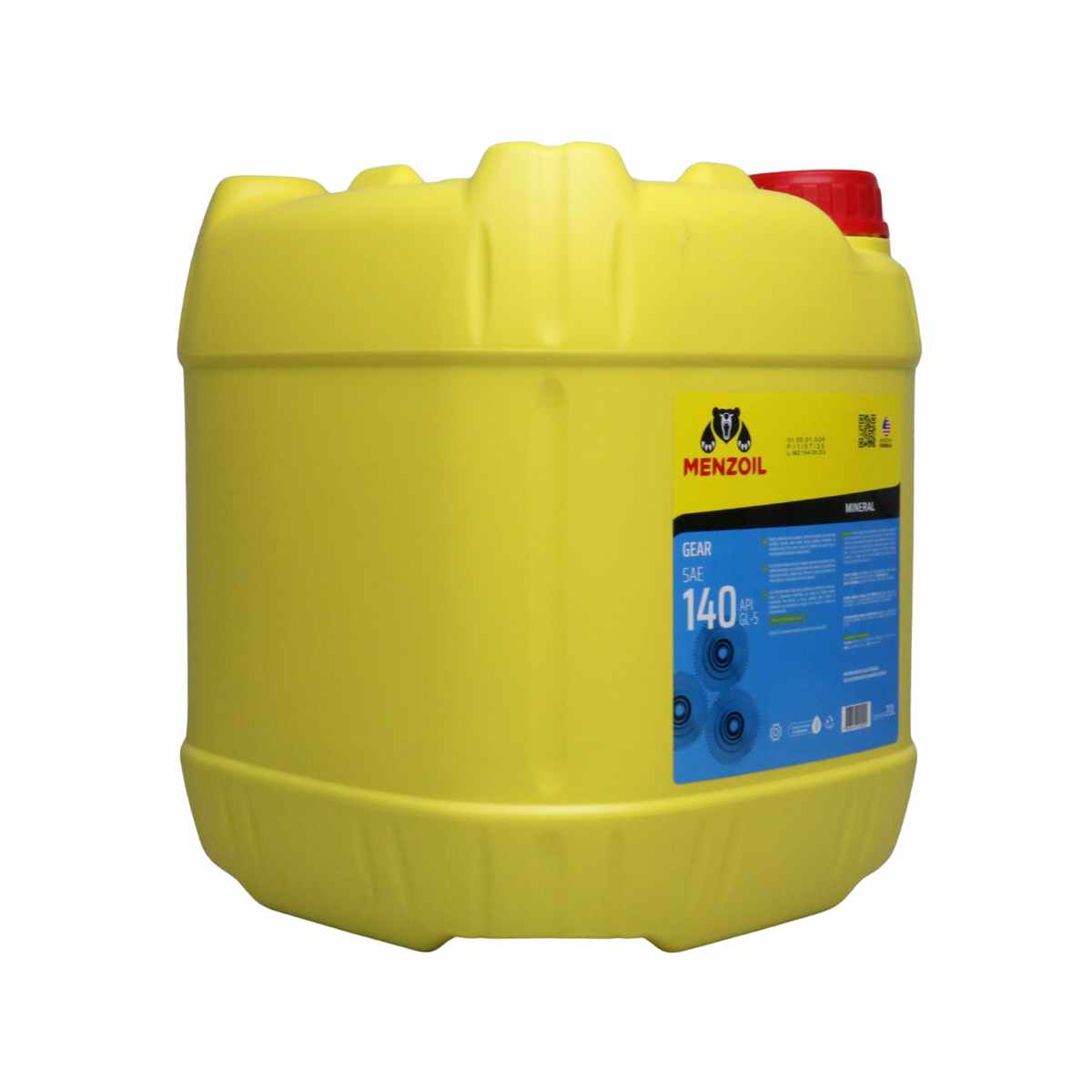 Óleo Gear EP SAE 140 GL-5 20L Menzoil GL5140 - Agrotrator