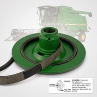 Polia Variador para Colheitadeira John Deere CQ27632